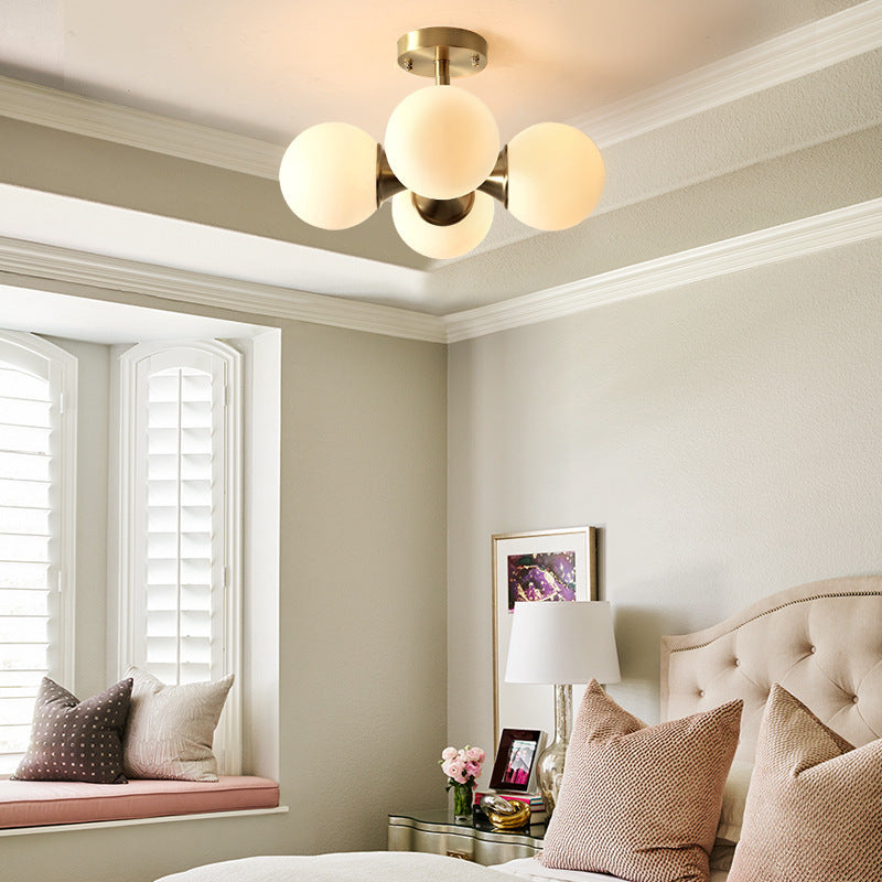 Art Deco Style Minimalist Glass Chandelier