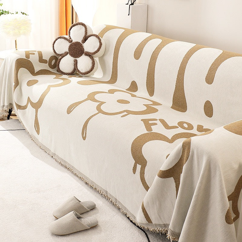 Chenille Anti-catChenille Anti-cat Scratch Luxury Feel Cover, All-season Universal Sofa Blanket Sofa Cover Cover, All-season Universal Sofa Blanket Sofa Cover