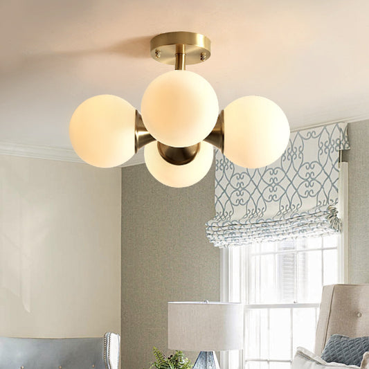 Art Deco Style Minimalist Glass Chandelier